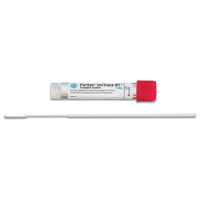 Puritan UniTranz-RT Sterile Mini-tip Flock Swab & 1ml
