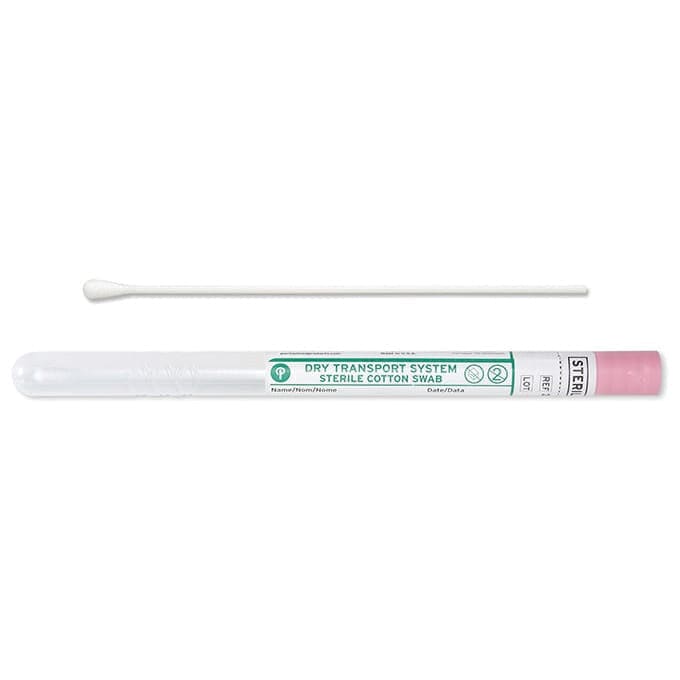 Puritan Dry Transport System 6 Sterile Standard Cotton