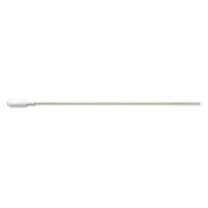 Puritan Foam Over Cotton Swab Small Tip 6In. Wood Shaft