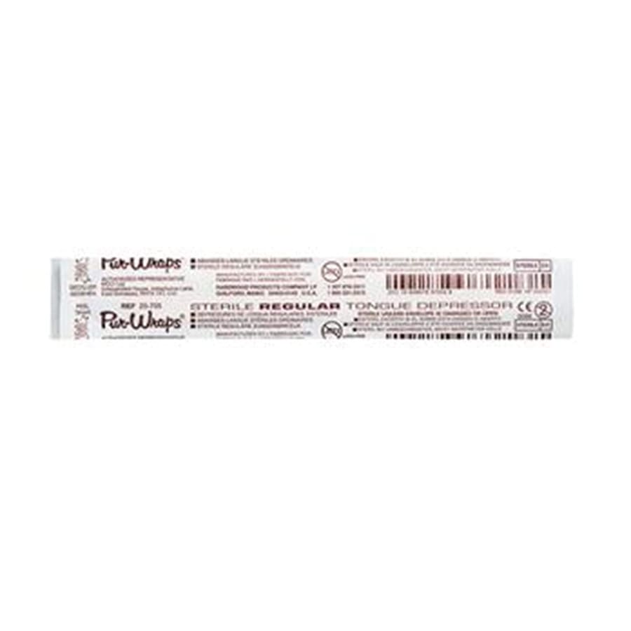 Puritan 25-705 Regular Tongue Depressor Individually Wrapped