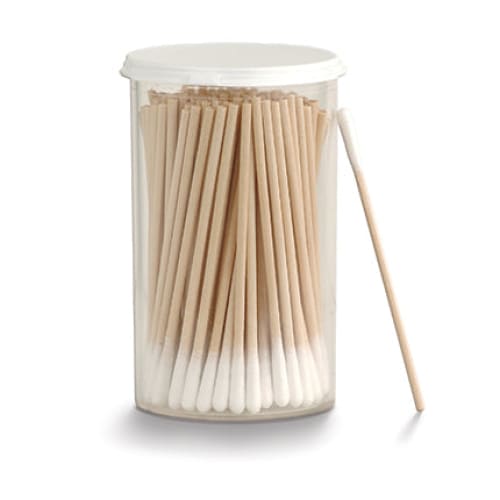 Puritan 3 Small Cotton Swab w-Wooden Handle & Vial - 833-WCS