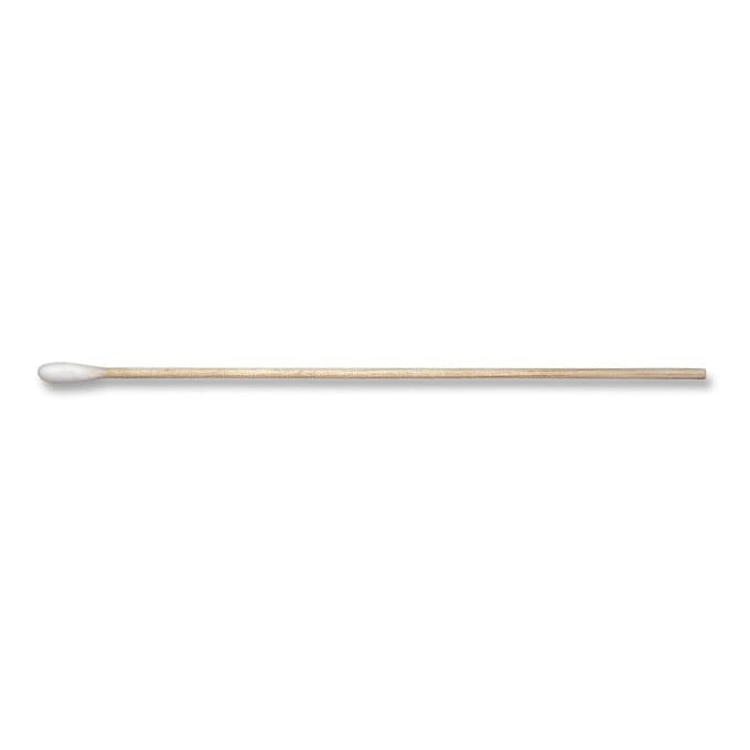 Puritan 6 Lint Free Smooth Cotton Swab w-Wooden Handle -