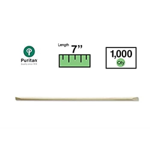 Puritan 7 x 0.156 Wood Cuticle-Orange Sticks Double Beveled
