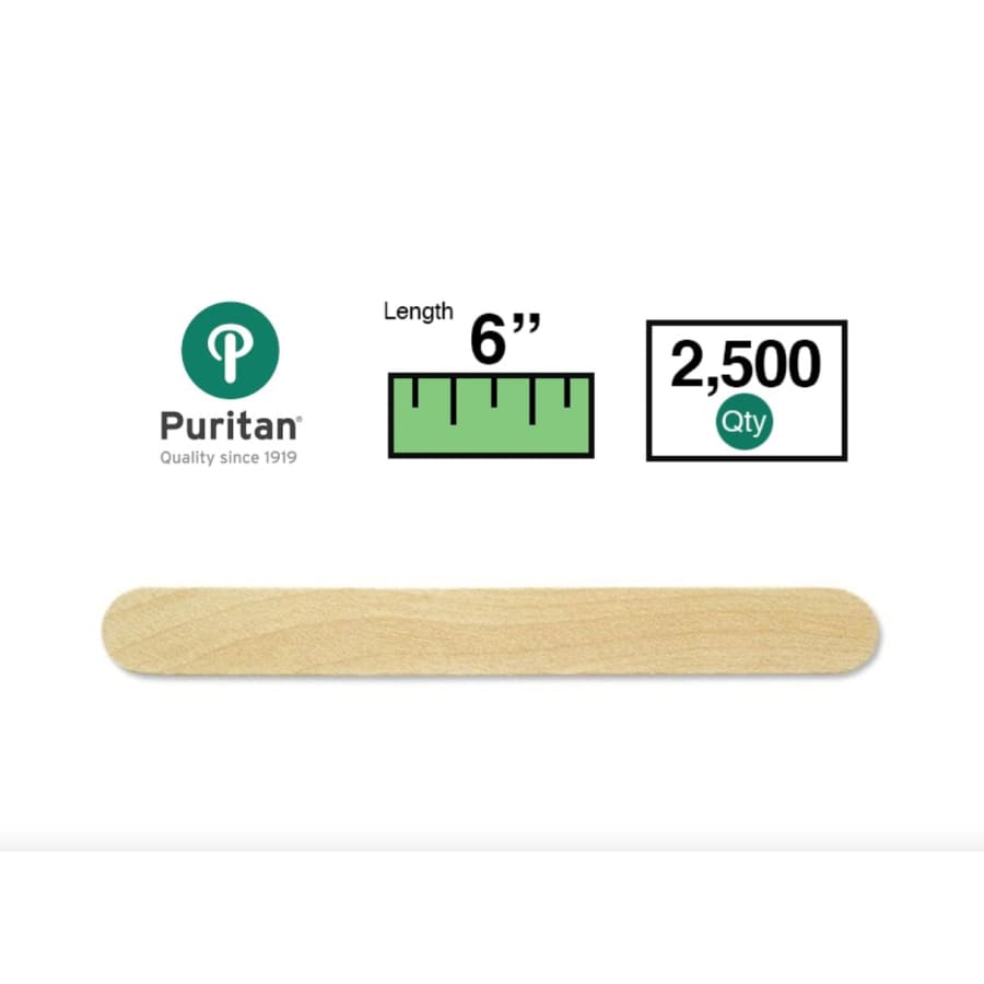 Puritan PurSwab 6 Standard Foam Over Cotton Swab w-Wooden