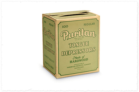 Box of Puritan Tongue Depressors