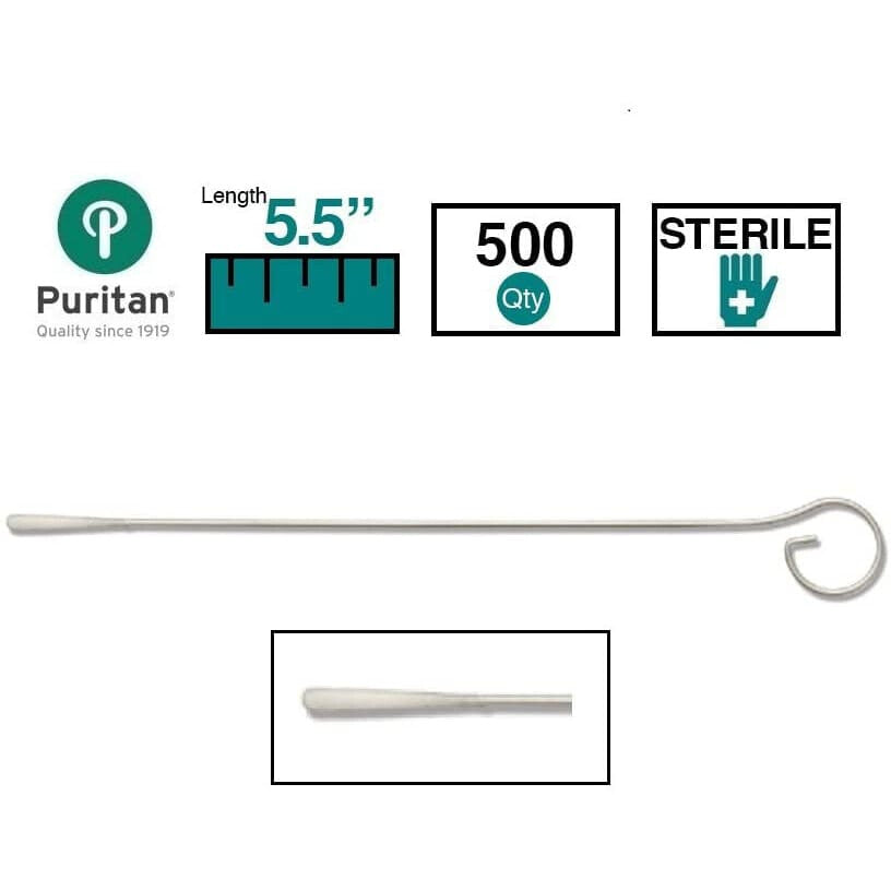 Puritan Medical 5.5 Sterile Non-Absorbent Mini-tip Polyester