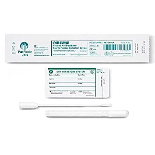 Puritan Medical Fab-Swab 6 Sterile DNA Controlled Elongated 
